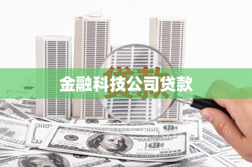 井冈山金融科技公司贷款