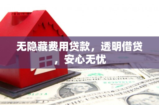 井冈山无隐藏费用贷款，透明借贷，安心无忧