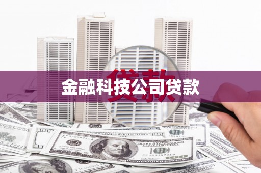 井冈山金融科技公司贷款