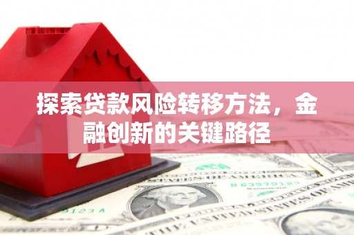 井冈山探索贷款风险转移方法，金融创新的关键路径
