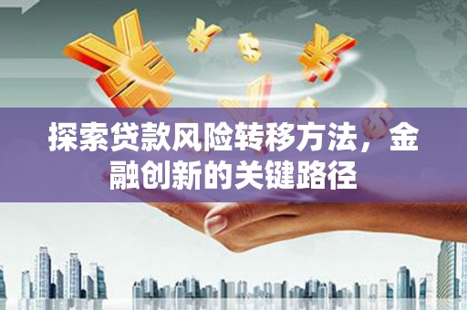 井冈山探索贷款风险转移方法，金融创新的关键路径