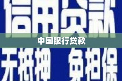 井冈山中国银行贷款