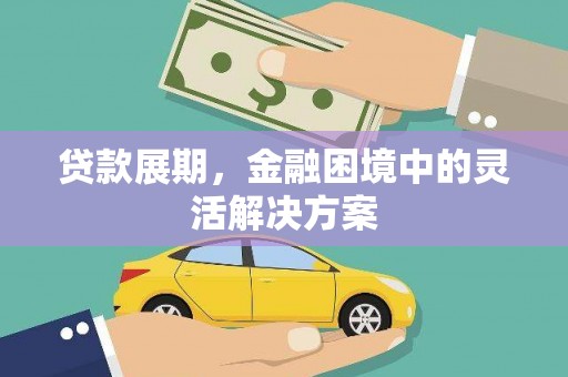 井冈山贷款展期，金融困境中的灵活解决方案
