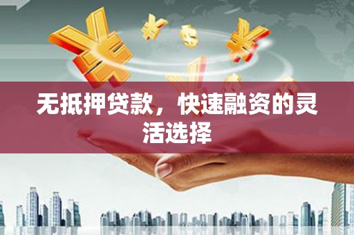 井冈山无抵押贷款，快速融资的灵活选择