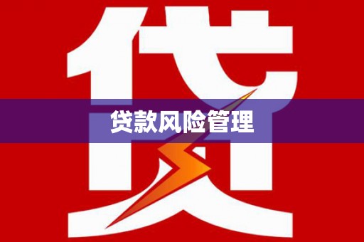 井冈山贷款风险管理