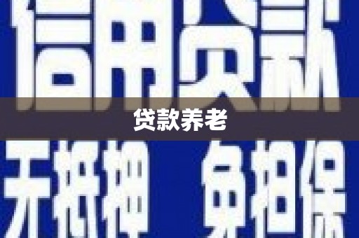 井冈山贷款养老