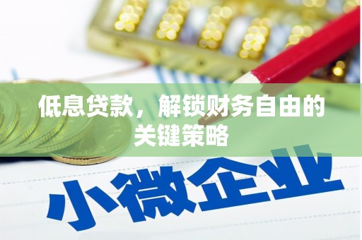 井冈山低息贷款，解锁财务自由的关键策略