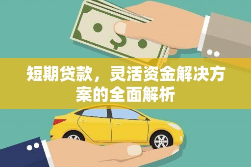 井冈山短期贷款，灵活资金解决方案的全面解析