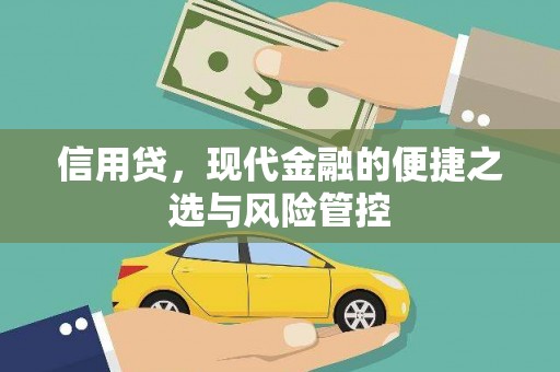 井冈山信用贷，现代金融的便捷之选与风险管控