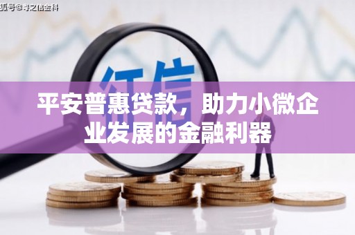 井冈山平安普惠贷款，助力小微企业发展的金融利器