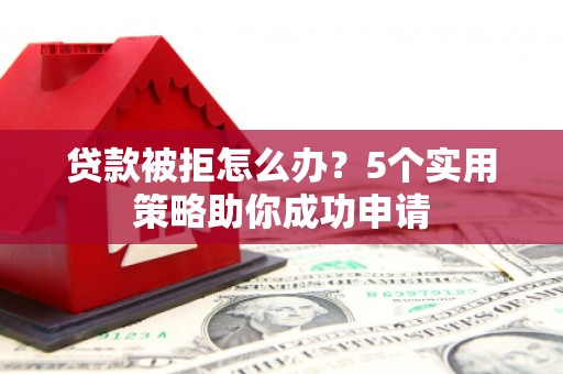 井冈山贷款被拒怎么办？5个实用策略助你成功申请