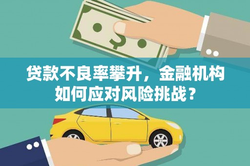 井冈山贷款不良率攀升，金融机构如何应对风险挑战？