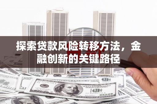 井冈山探索贷款风险转移方法，金融创新的关键路径