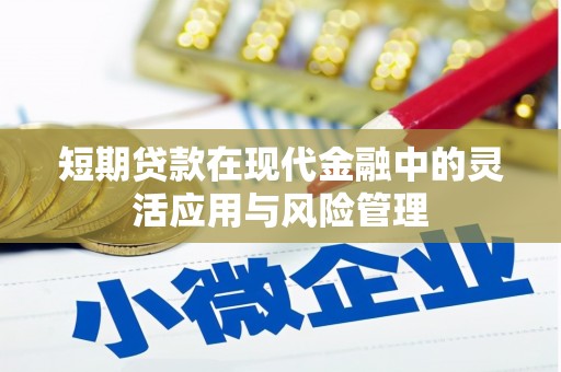 井冈山短期贷款在现代金融中的灵活应用与风险管理