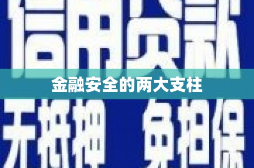 井冈山金融安全的两大支柱